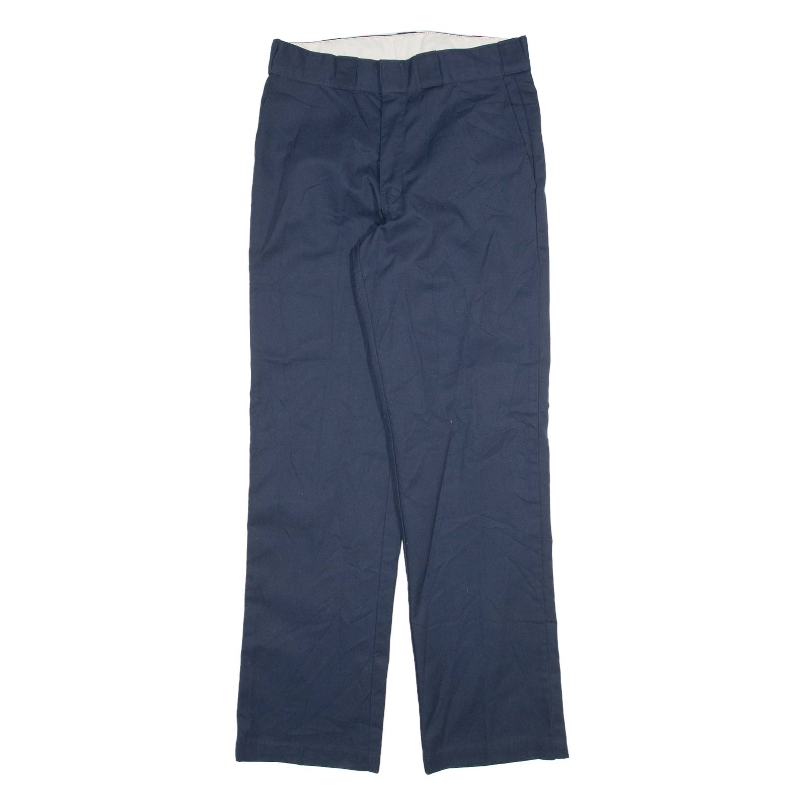 DICKIES Mens Trousers Blue Regular Straight W30 L32