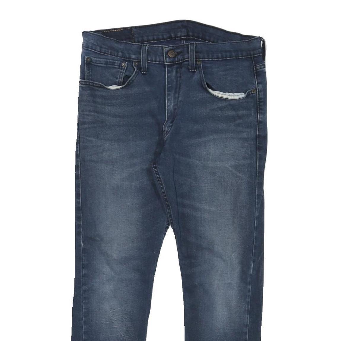 LEVI'S 512 Tapered Mens Jeans Blue Slim Denim Medium W31 L27 Classic Zip Fit