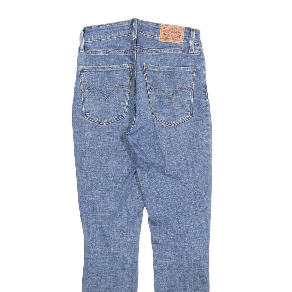 LEVI'S 721 Womens Jeans Blue Slim Skinny Denim Light W26 L26 Stylish Comfort