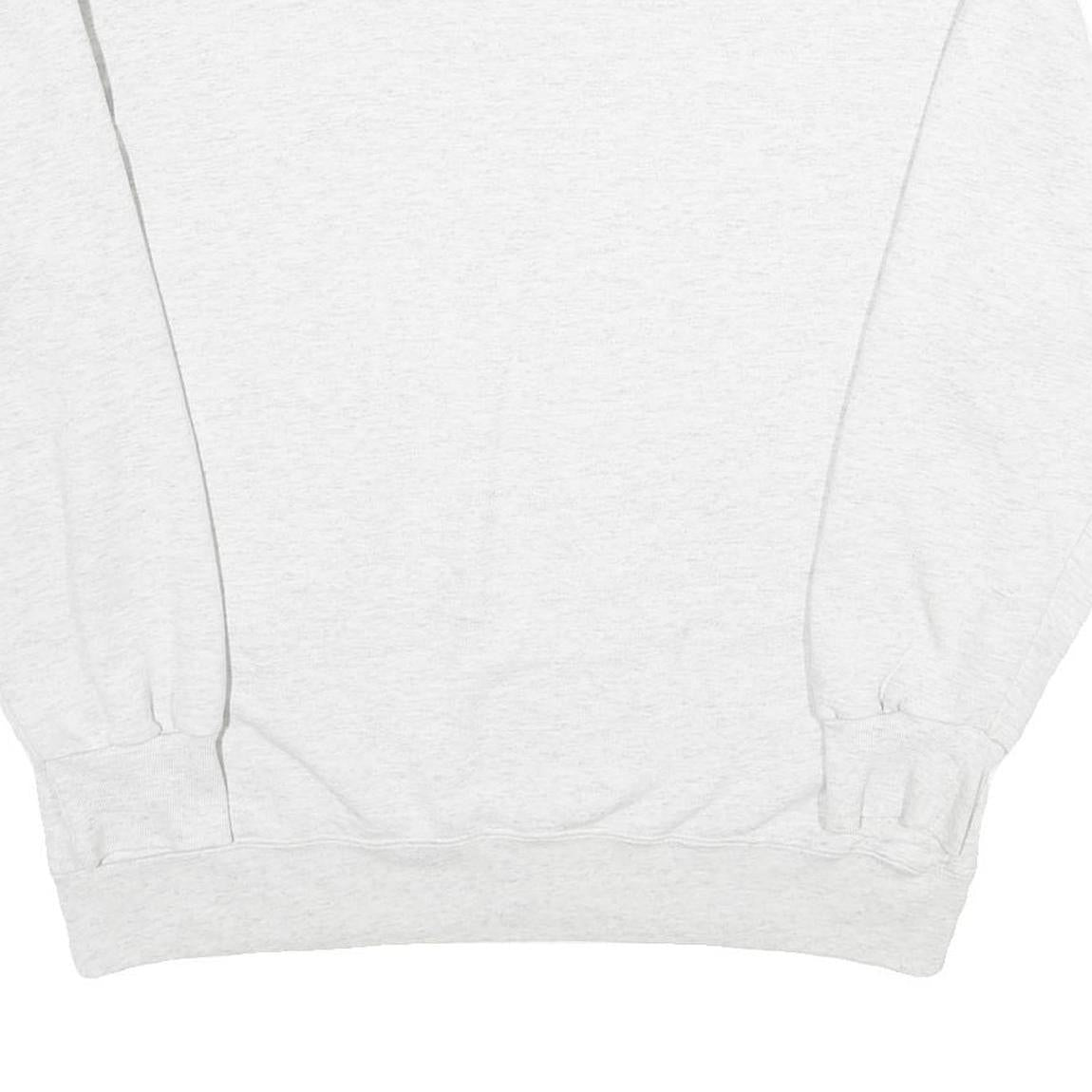 Mens White Chicago Bulls Crew Neck XL Cotton Blend Sweatshirt NBA Basket