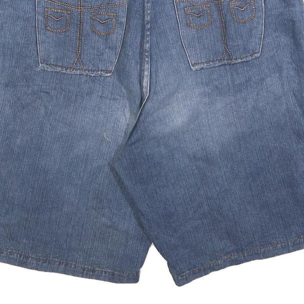 ANTLER Mens Denim Blue Casual Cotton Blend M W32 Shorts Stylish Fit