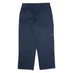 DICKIES Workwear Mens Trousers Blue Regular Straight W36 L30