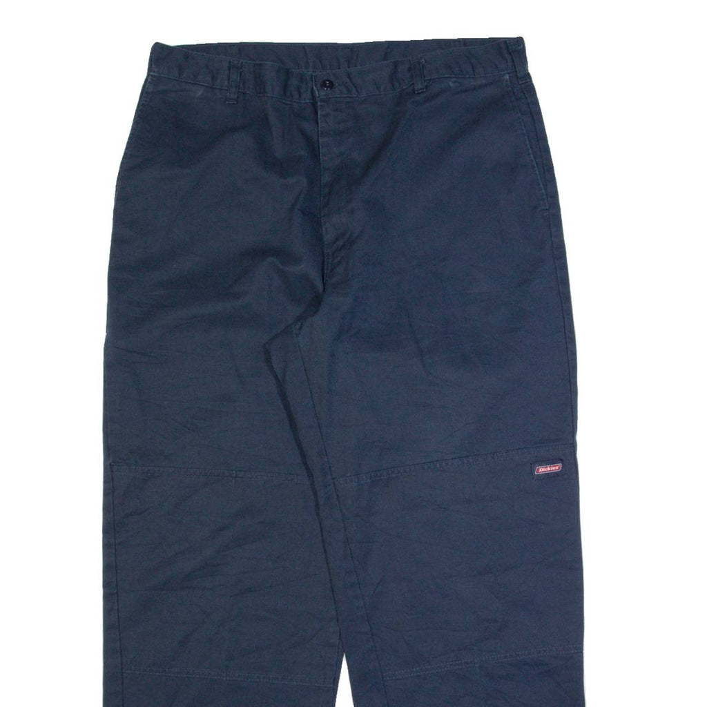 DICKIES Workwear Mens Trousers Blue Regular Straight W36 L30