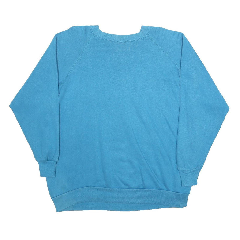 MACGREGOR Womens Blue Sweatshirt XL Cotton Blend Crew Neck Casual Pullover