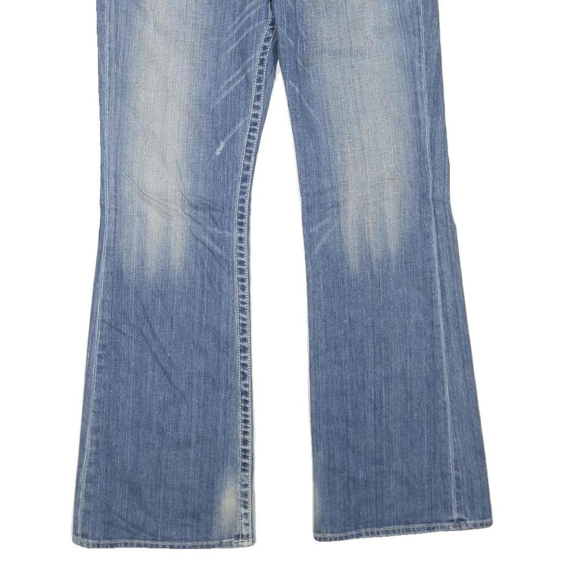 BIG STAR Womens Jeans Blue Regular Bootcut Denim Medium W36 L32 Stylish Fashion