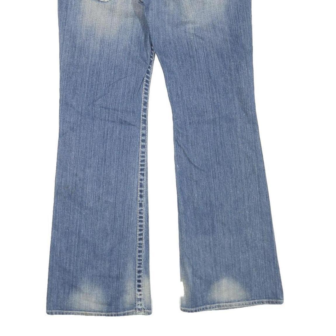 BIG STAR Womens Jeans Blue Regular Bootcut Denim Medium W36 L32 Stylish Fashion