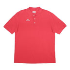 KAPPA Mens Red Short Sleeve Polo Shirt M Cotton Casual Sportswear