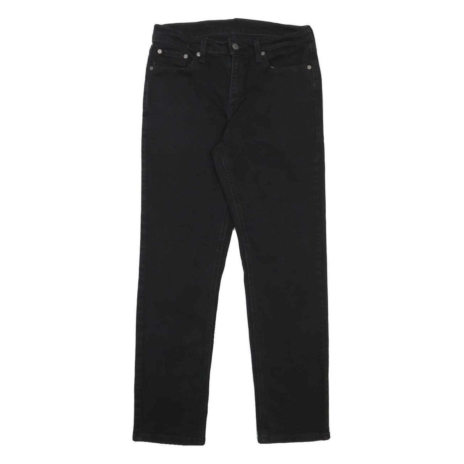 LEVI'S 541 Mens Jeans Black Slim Skinny Denim Medium W30 L29 Stretch Cotton