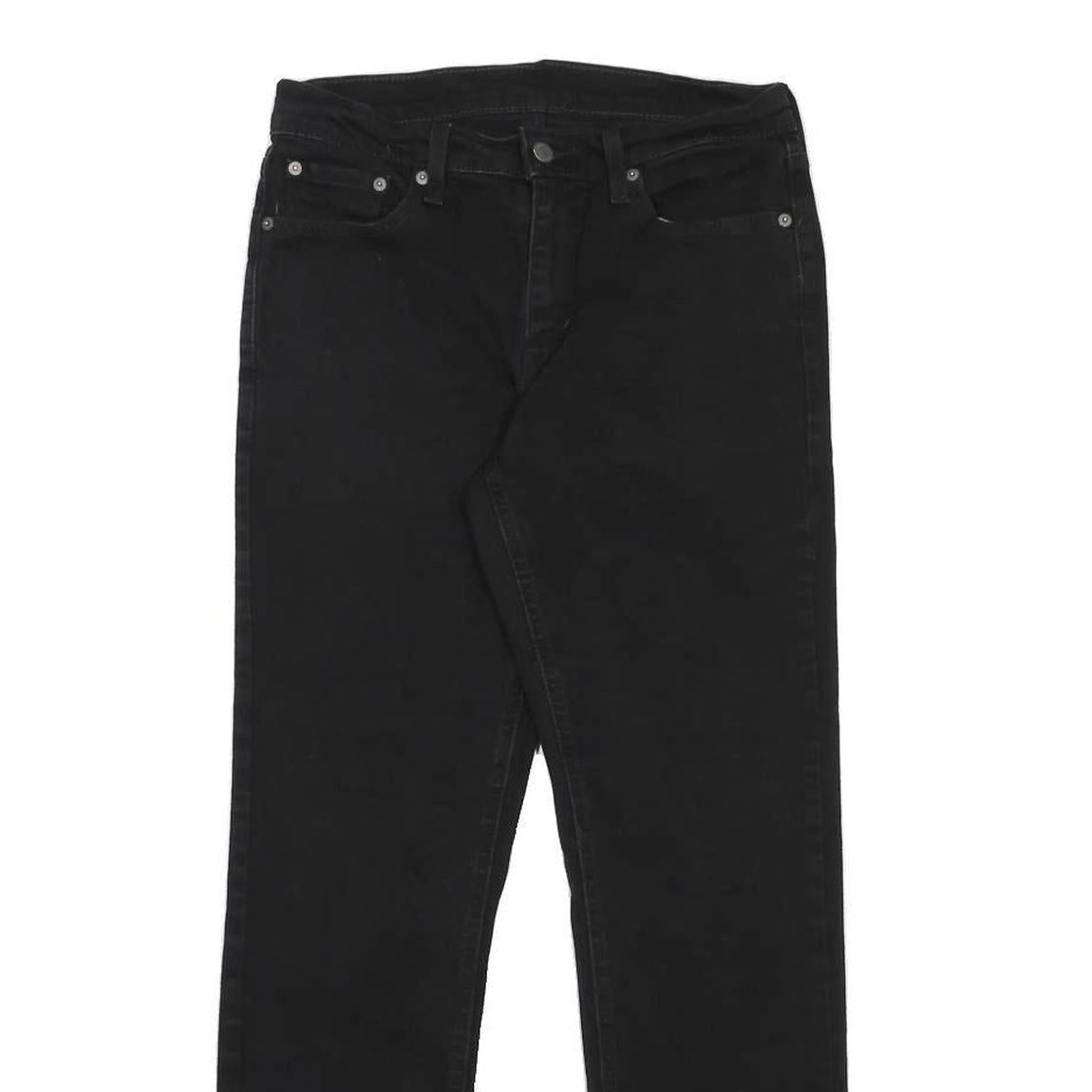 LEVI'S 541 Mens Jeans Black Slim Skinny Denim Medium W30 L29 Stretch Cotton