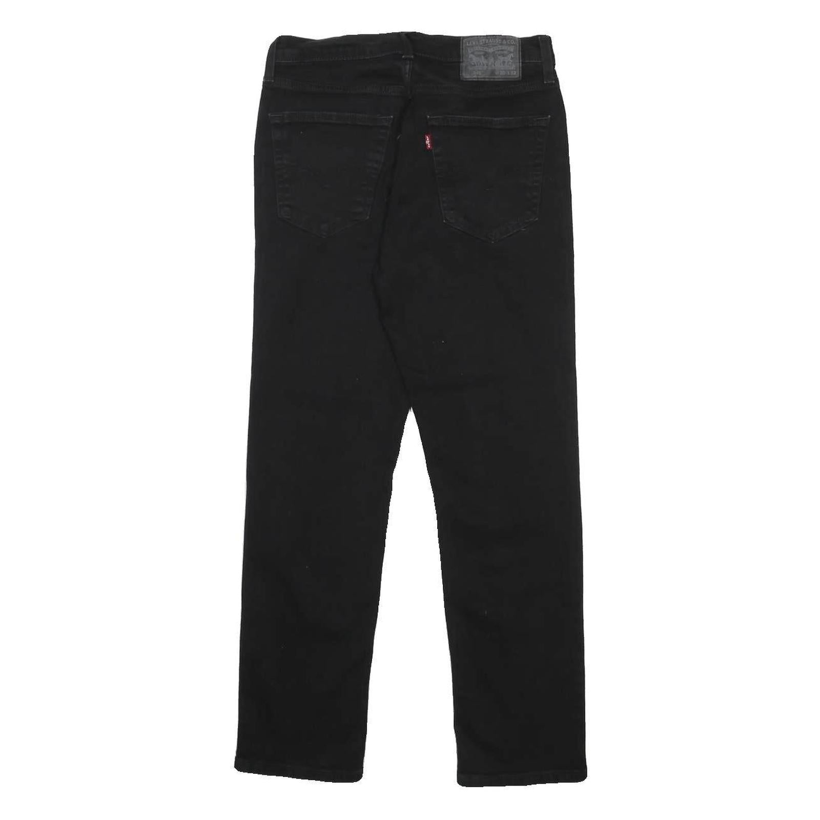 LEVI'S 541 Mens Jeans Black Slim Skinny Denim Medium W30 L29 Stretch Cotton