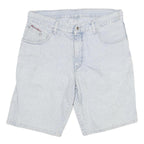 PIONEER Womens Shorts Blue Casual XL W34 Denim Cotton Blend Relaxed Fit