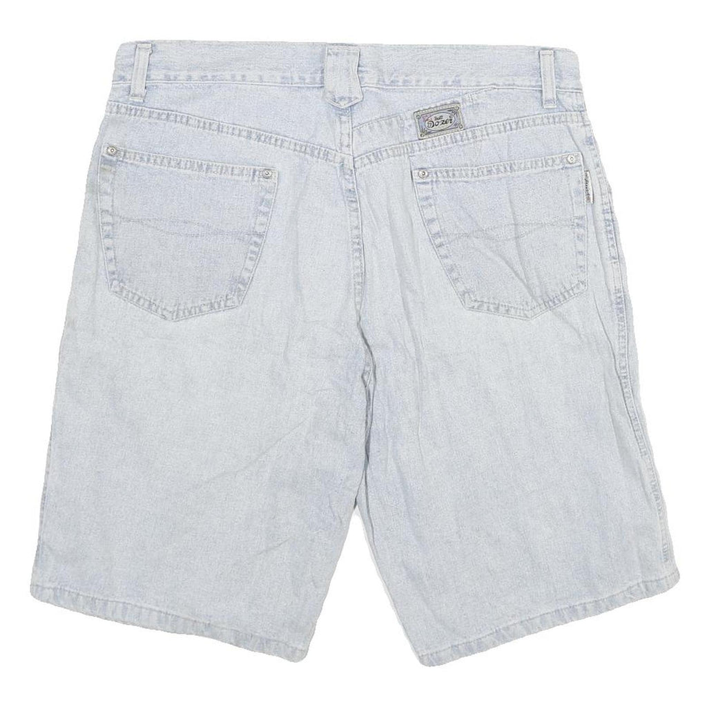 PIONEER Womens Shorts Blue Casual XL W34 Denim Cotton Blend Relaxed Fit