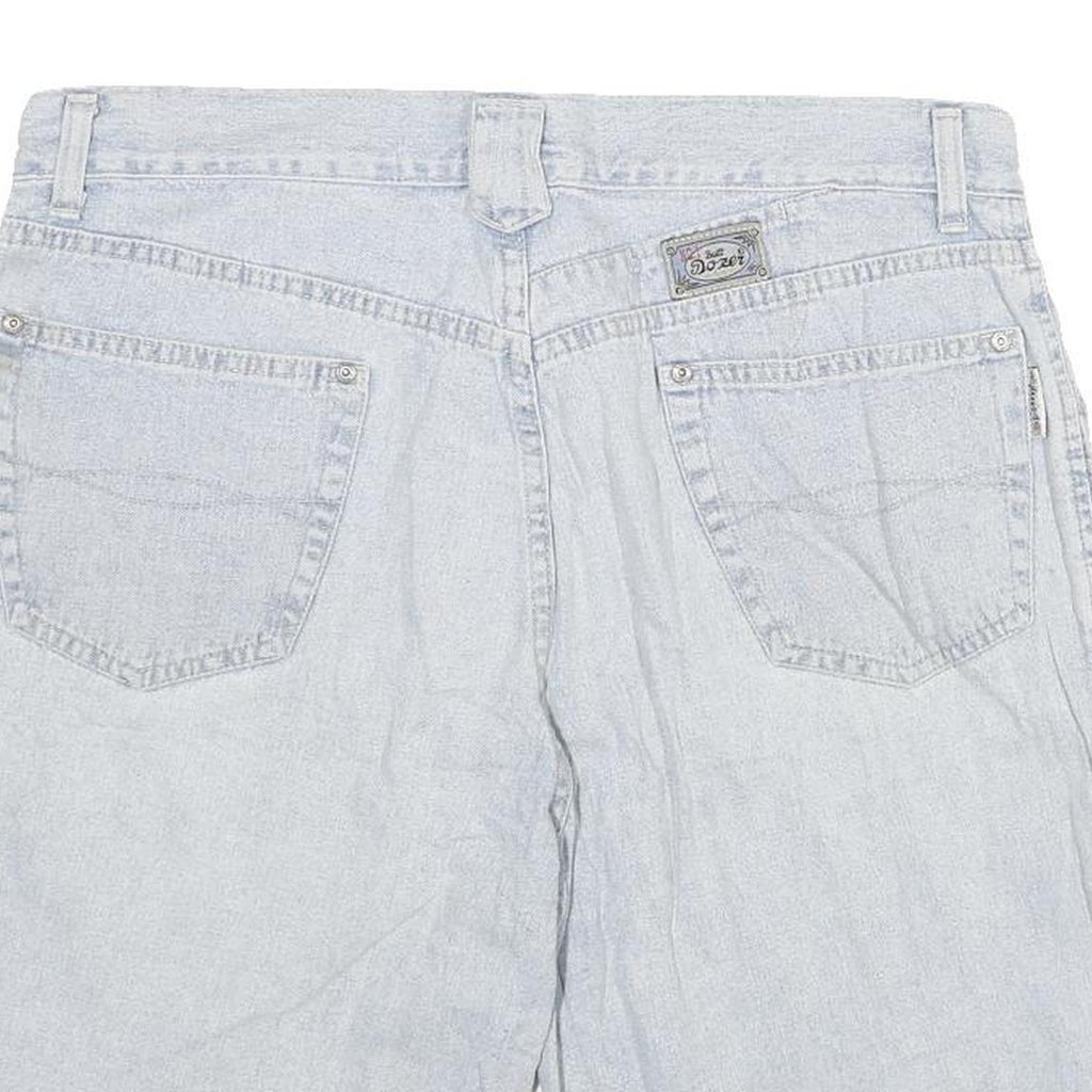PIONEER Womens Shorts Blue Casual XL W34 Denim Cotton Blend Relaxed Fit