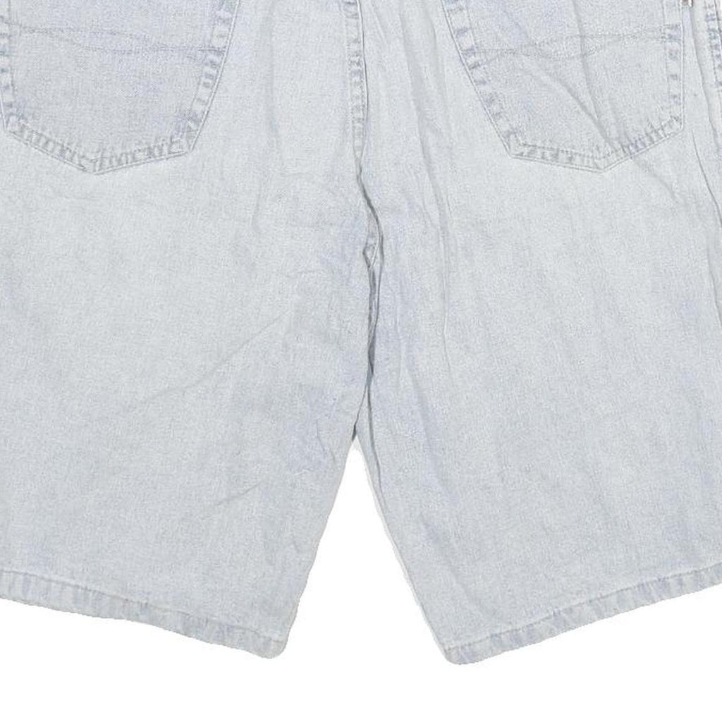 PIONEER Womens Shorts Blue Casual XL W34 Denim Cotton Blend Relaxed Fit