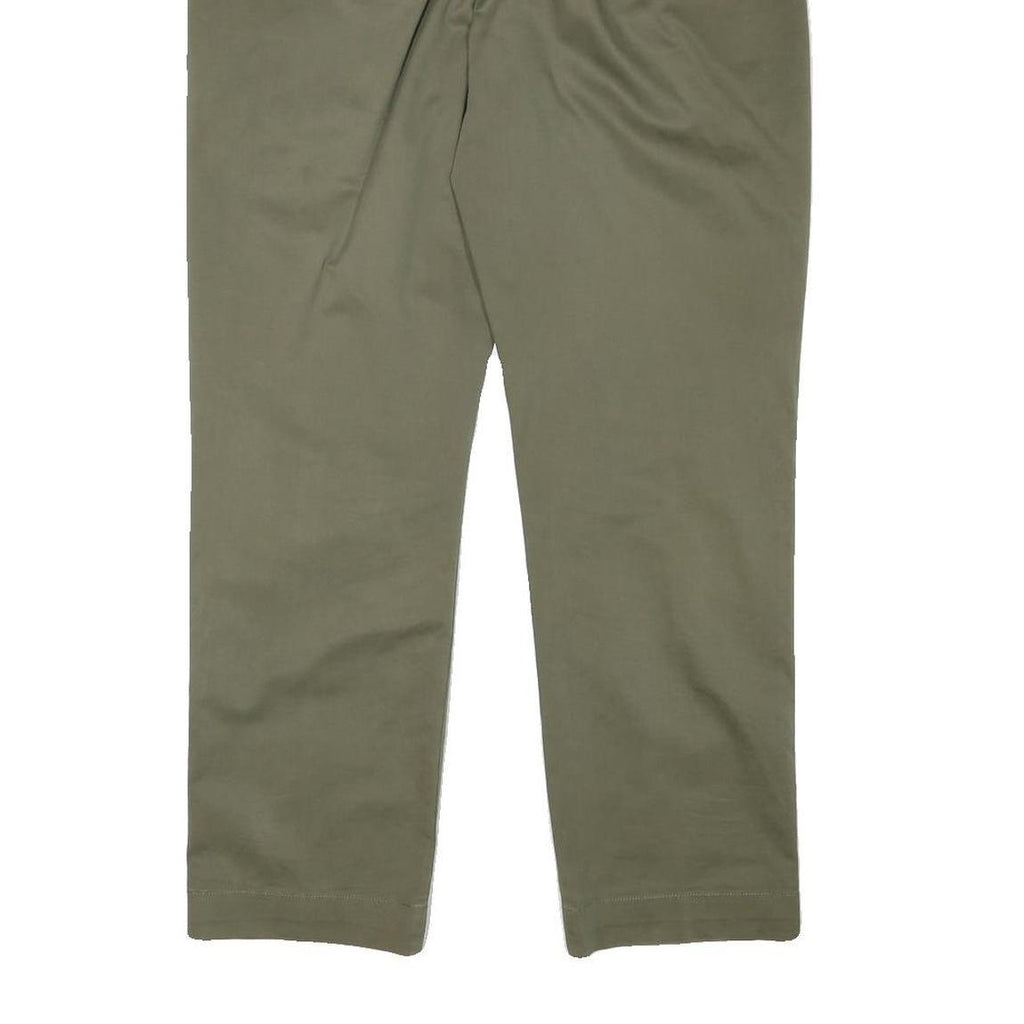POLO RALPH LAUREN Mens Regular Fit Olive Cotton Blend Straight Leg Trousers W35