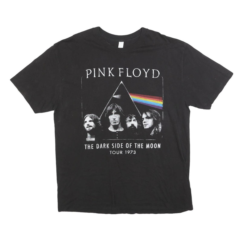 PLAYER TEES Mens Black Pink Floyd Graphic T-Shirt XL Short Sleeve Crew Neck