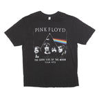 PLAYER TEES Mens Black Pink Floyd Graphic T-Shirt XL Short Sleeve Crew Neck