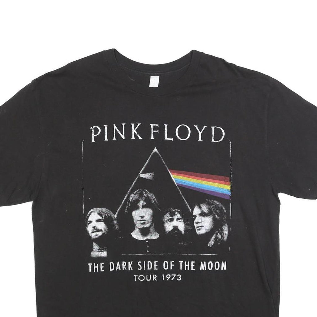 PLAYER TEES Mens Black Pink Floyd Graphic T-Shirt XL Short Sleeve Crew Neck