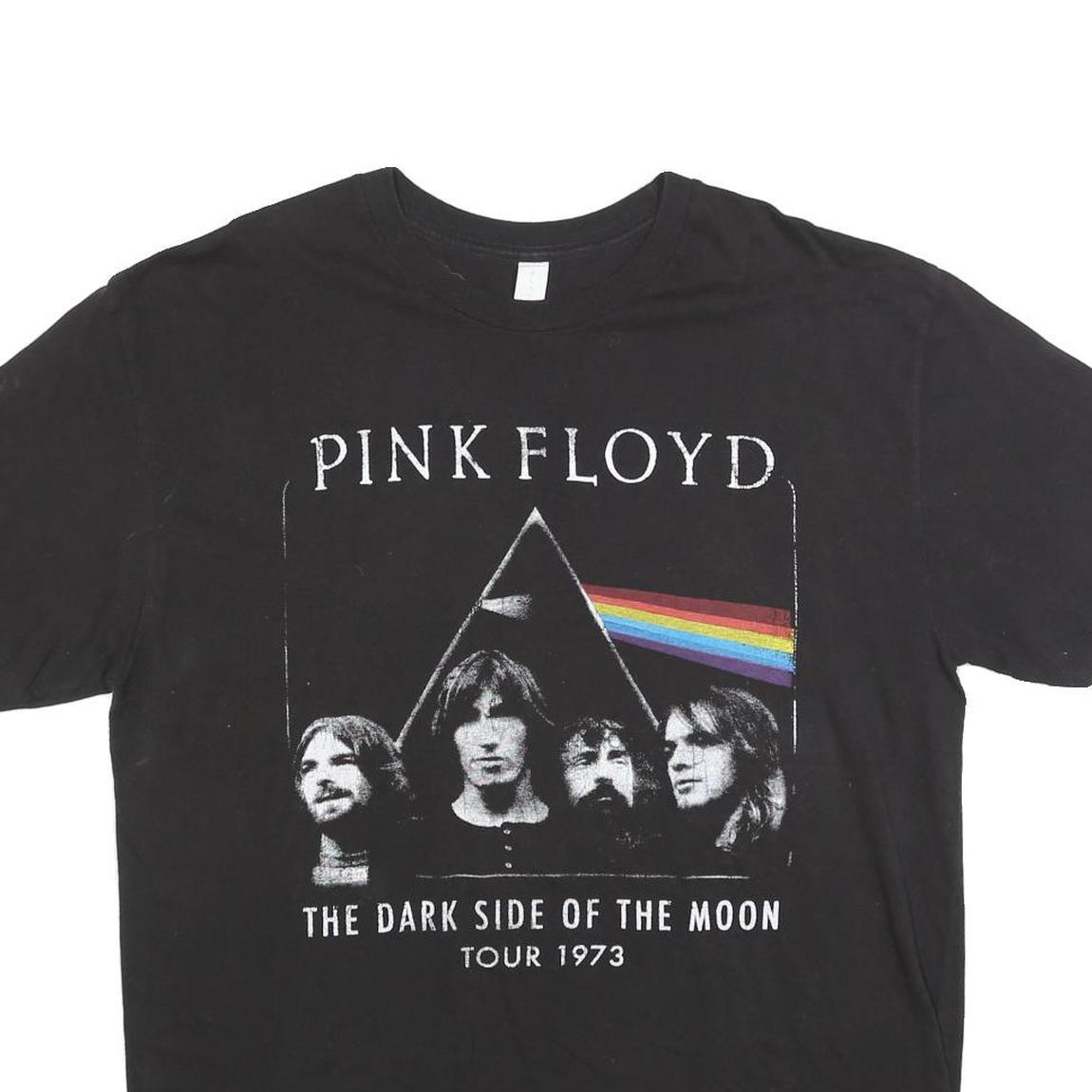 PLAYER TEES Mens Black Pink Floyd Graphic T-Shirt XL Short Sleeve Crew Neck