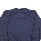 ARGUS Mens Navy Blue White Stripe Track Jacket L Polyester Blend Zip