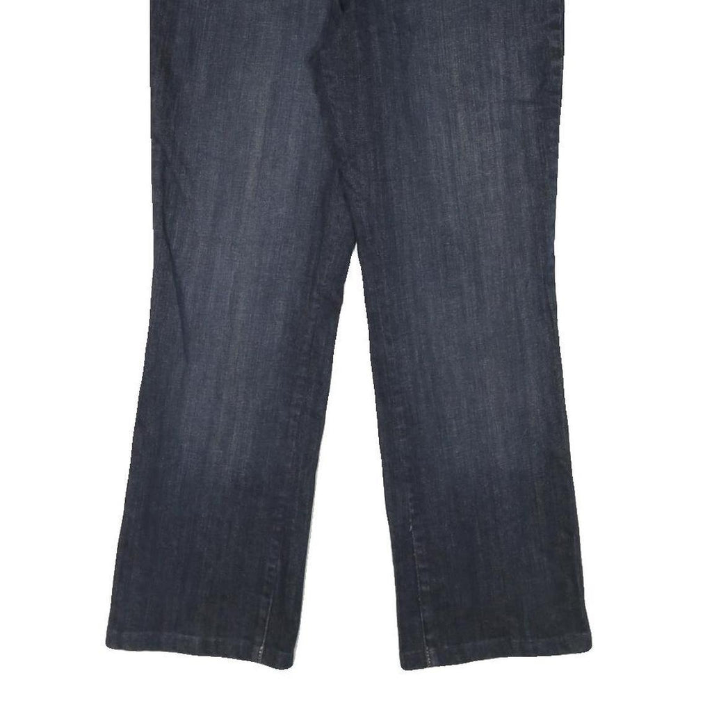 LEVI'S Womens Blue Regular Straight Denim Dark W30 L28 Zip Cotton Blend Jeans