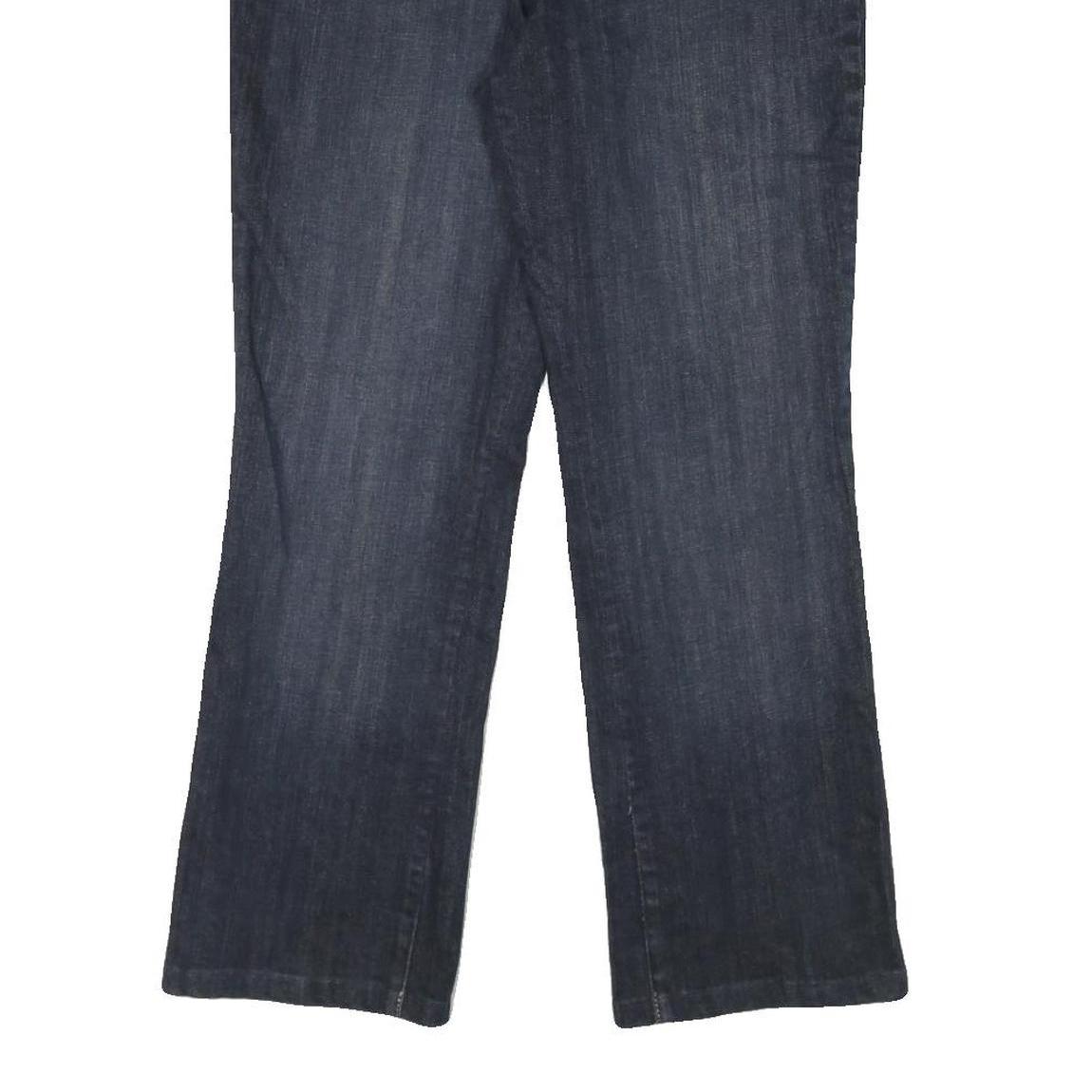 LEVI'S Womens Blue Regular Straight Denim Dark W30 L28 Zip Cotton Blend Jeans