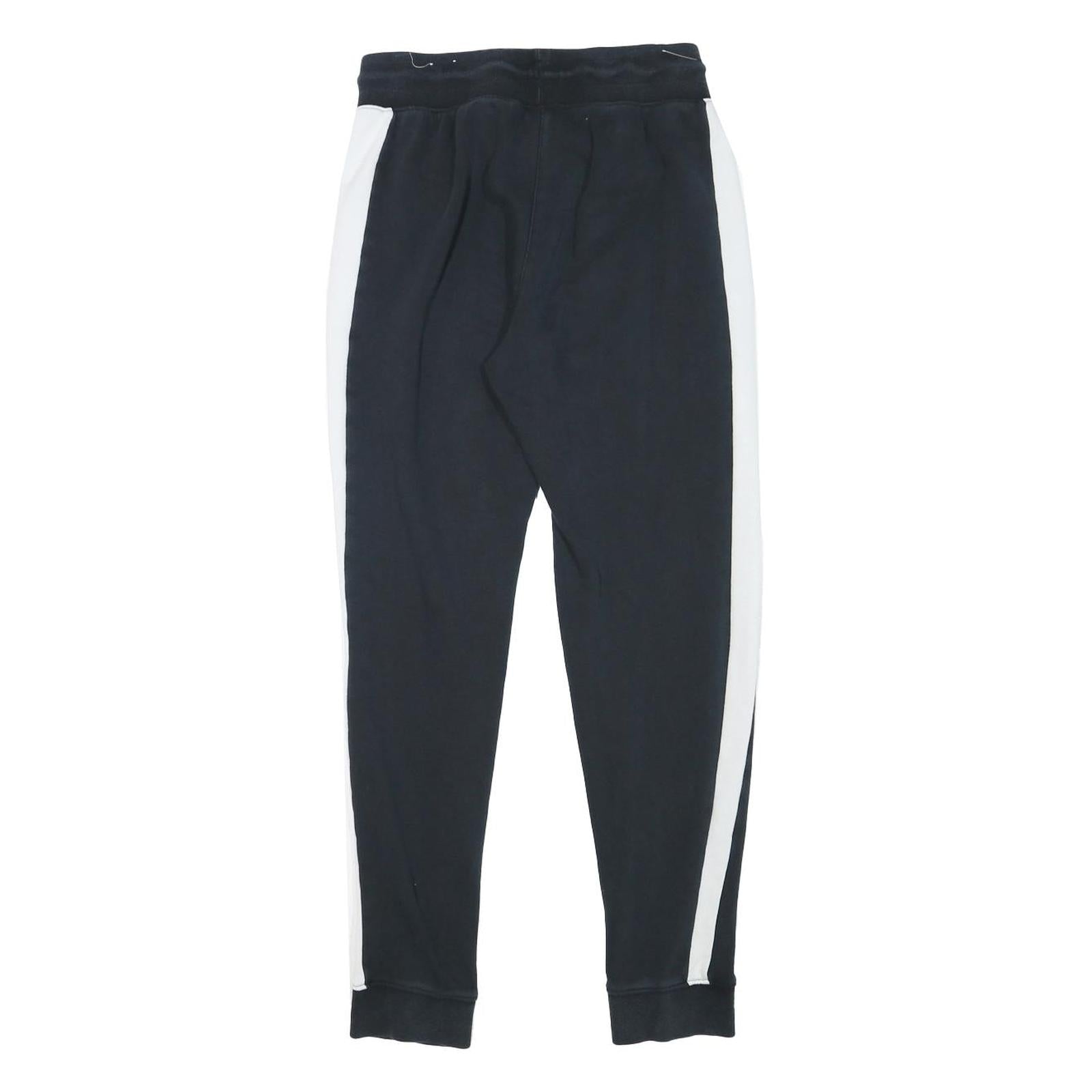 PUMA Mens Joggers Black & White Slim Tapered S W26 L28 Cotton Blend Sportswear