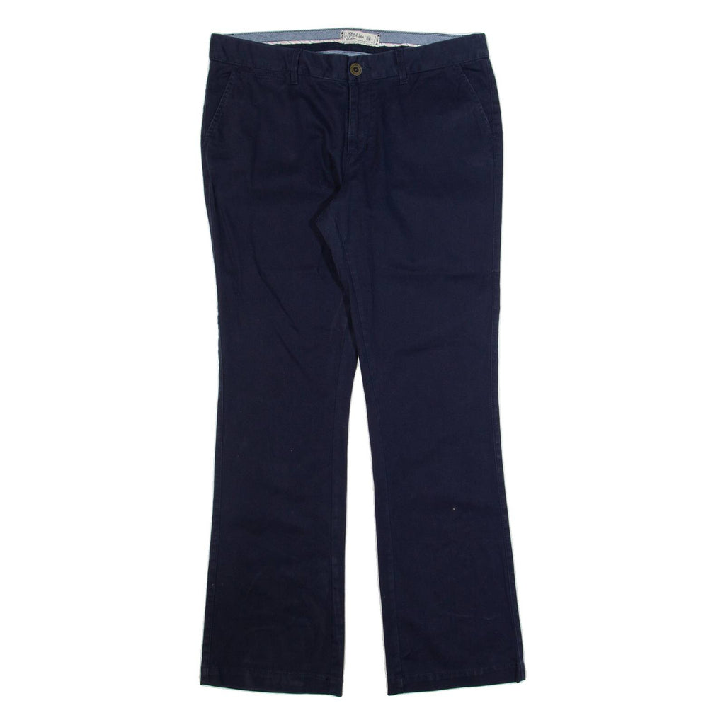 FAT FACE Chino Womens Trousers Blue Regular Bootcut W34 L32
