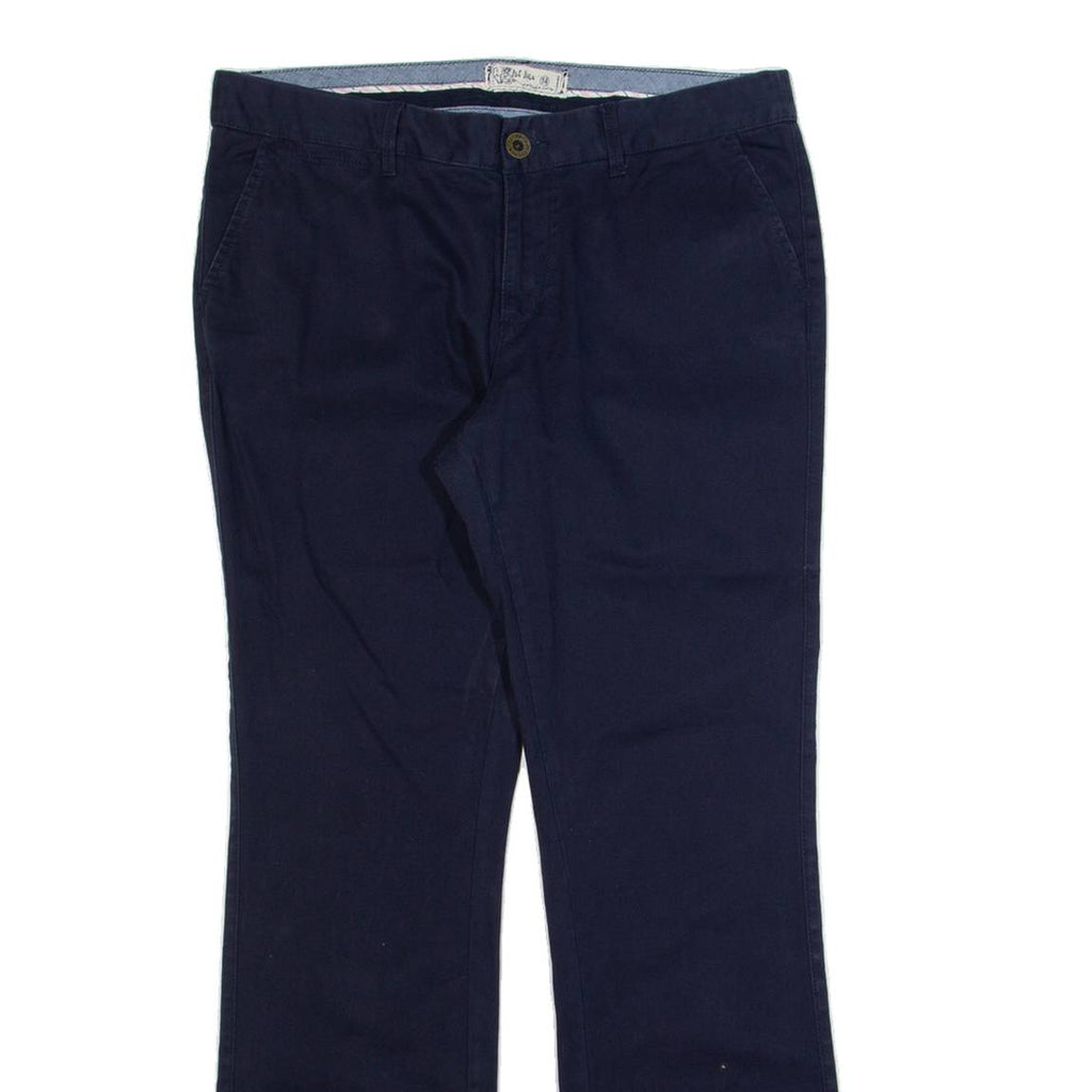 FAT FACE Chino Womens Trousers Blue Regular Bootcut W34 L32
