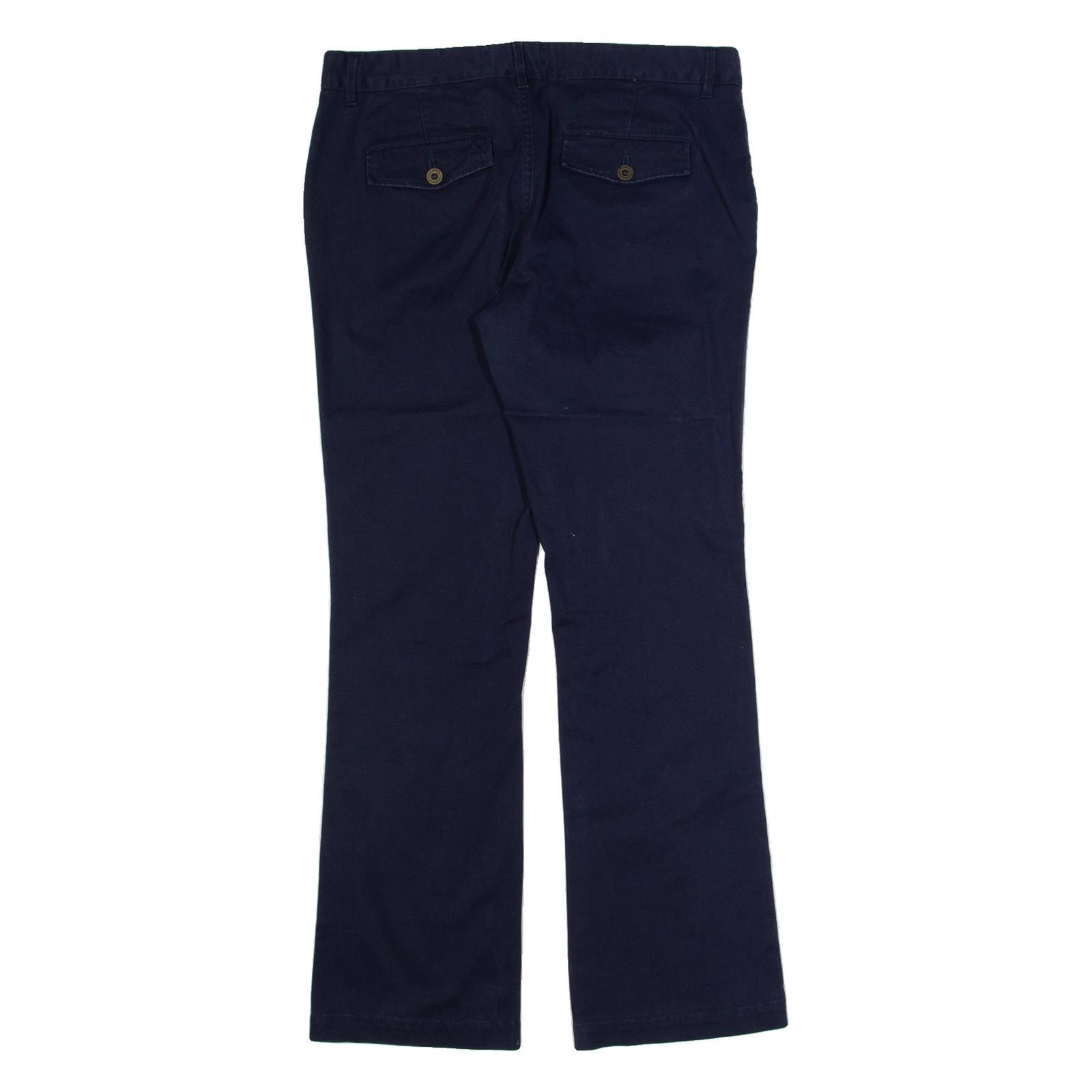 FAT FACE Chino Womens Trousers Blue Regular Bootcut W34 L32