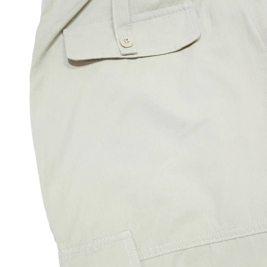 Womens Relaxed Fit Beige Cargo Trousers W34 L30 Woven Zip Pockets Casual