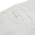 Womens Relaxed Fit Beige Cargo Trousers W34 L30 Woven Zip Pockets Casual