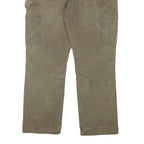 CARHARTT Mens Cotton Blend Relaxed Fit Beige Workwear Trousers W34 L28