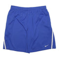 NIKE Mens Blue Sports Casual Shorts L W34 Polyester Athletic Gym