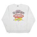 ONEITA Mens Grey State Championships Softball Crew Neck L Cotton Blend