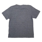 ELLESSE Mens Grey Graphic T-Shirt L Short Sleeve Crew Neck Cotton Blend Ski