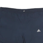 ADIDAS Mens Blue & White Casual Polyester Sports Shorts XL W44 Drawstring