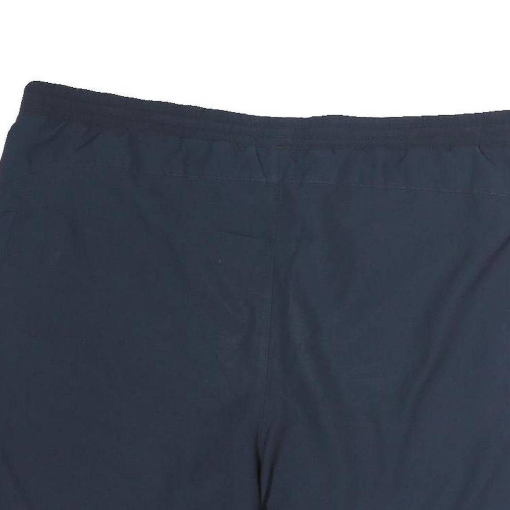 ADIDAS Mens Blue & White Casual Polyester Sports Shorts XL W44 Drawstring