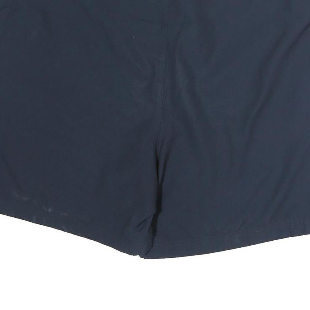 ADIDAS Mens Blue & White Casual Polyester Sports Shorts XL W44 Drawstring