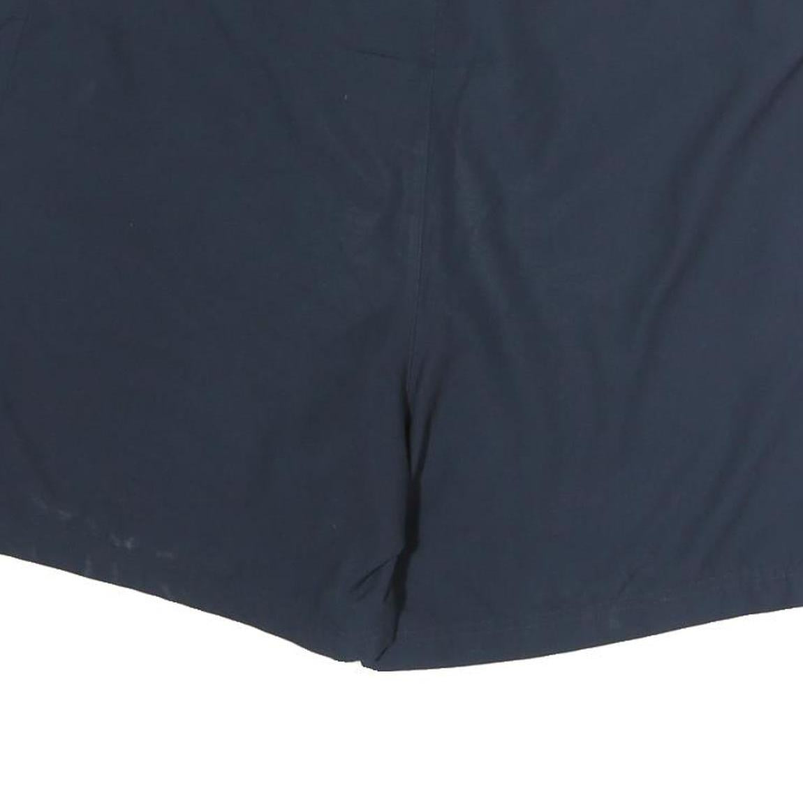 ADIDAS Mens Blue & White Casual Polyester Sports Shorts XL W44 Drawstring