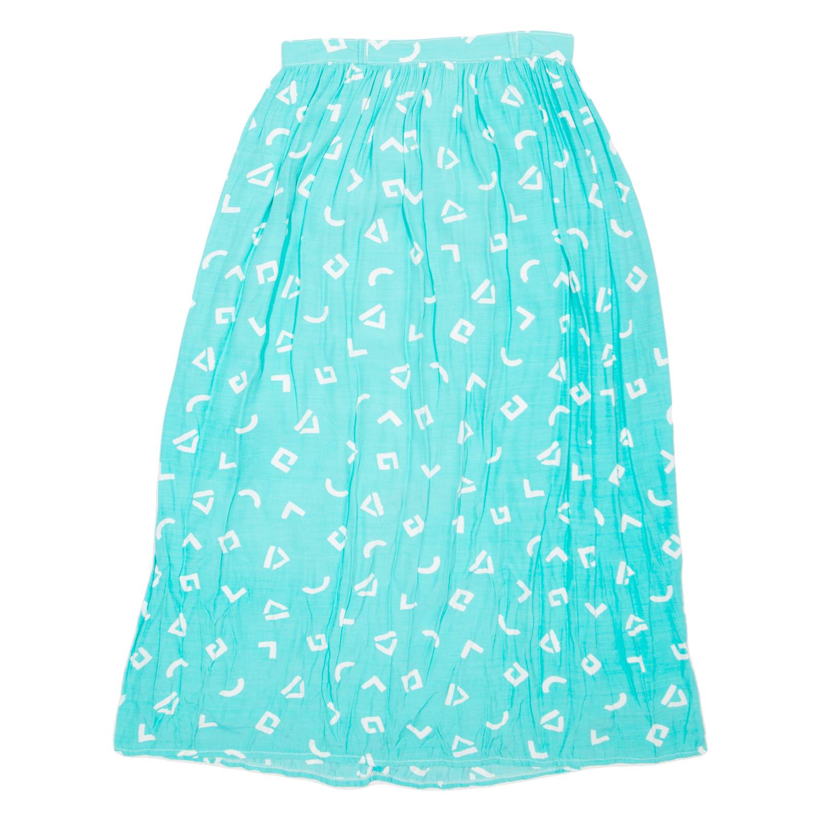 Womens Straight Skirt Blue Midi XS