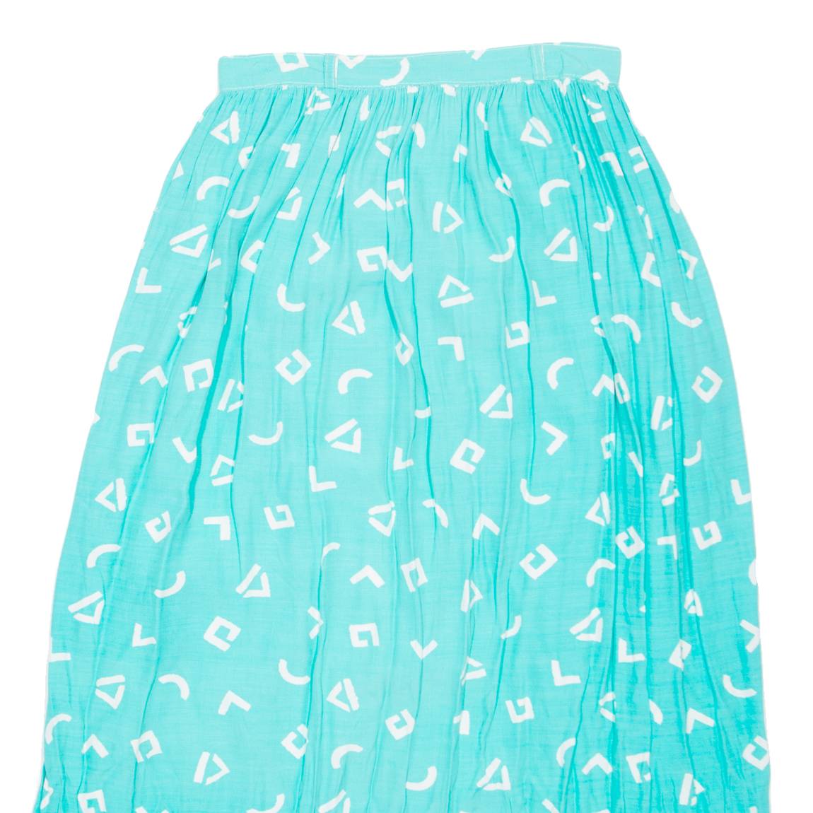 Womens Straight Skirt Blue Midi XS