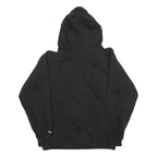 REEBOK Mens Black Flames Hoodie L Casual Cotton Blend Sports Style
