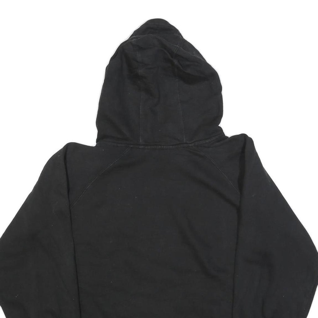 REEBOK Mens Black Flames Hoodie L Casual Cotton Blend Sports Style