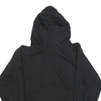 REEBOK Mens Black Flames Hoodie L Casual Cotton Blend Sports Style