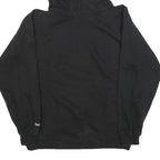 REEBOK Mens Black Flames Hoodie L Casual Cotton Blend Sports Style