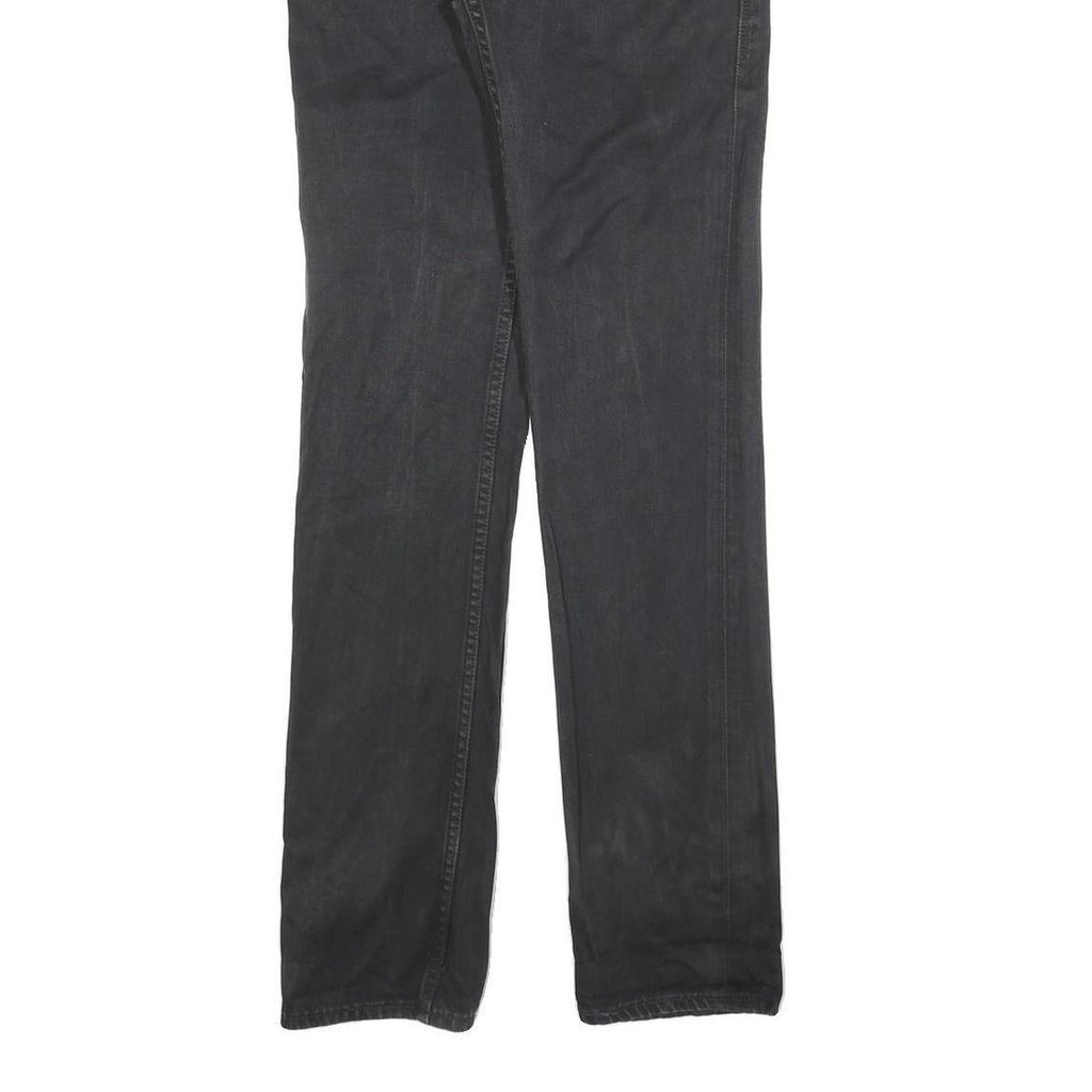 LEVI'S 513 Mens Jeans Black Slim Skinny Leg Denim Medium W28 L32 Zip Closure