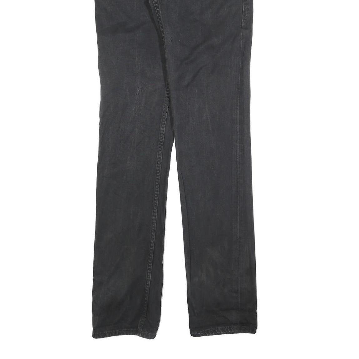 LEVI'S 513 Mens Jeans Black Slim Skinny Leg Denim Medium W28 L32 Zip Closure