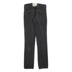 LEVI'S 513 Mens Jeans Black Slim Skinny Leg Denim Medium W28 L32 Zip Closure
