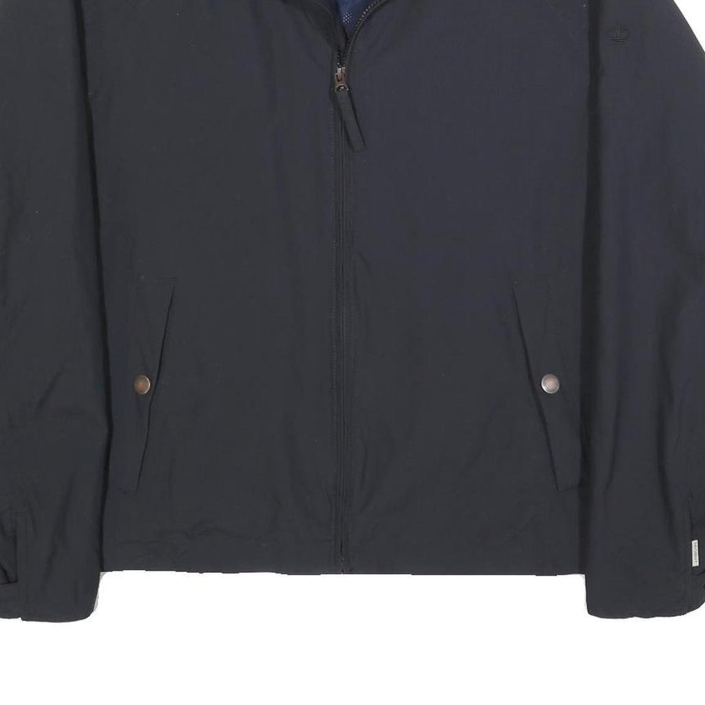 TIMBERLAND Mens Navy Blue Zip Up Jacket L Polyester Blend Plain Casual Outdoor